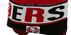 49ers CRAYON BOX Knit Beanie Hat by New Era - 3rd View