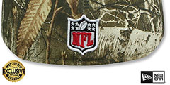 49ers NFL TEAM-BASIC Realtree Camo Fitted Hat by New Era - 3rd View