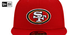 49ers SUPER BOWL XXIX SIDE-PATCH Red Fitted Hat by New Era - 3rd View