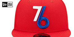 76ers 22-23 ALTERNATE CITY-EDITION Fitted Hat by New Era - 3rd View