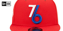 76ers 22-23 ALTERNATE CITY-EDITION SNAPBACK Hat by New Era - 3rd View