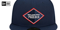 76ers 23-24 ALTERNATE CITY-EDITION Fitted Hat by New Era - 3rd View