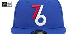 76ers 24-25 ALTERNATE CITY-EDITION Fitted Hat by New Era - 3rd View