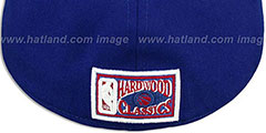 76ers HARDWOOD BRADY Royal-Grey Fitted Hat by New Era - 3rd View