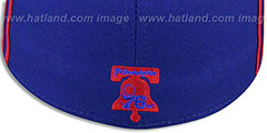 76ers HWC CHALKLINE Royal-Red Fitted Hat by New Era - 3rd View