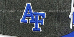 Air Force BACKDROP SNAPBACK Grey-Royal Hat by Zephyr - 3rd View