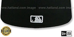 American League MLB UMPIRE Black-White Hat by New Era - 3rd View