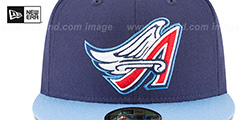 Angels 1997 TURN-BACK-THE-CLOCK Fitted Hat by New Era - 3rd View