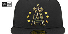 Angels 2024 ARMED FORCES STARS N STRIPES Hat by New Era - 3rd View