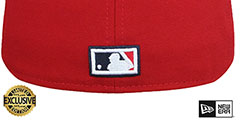 Angels COOPERPACK Red-Navy Fitted Hat by New Era - 3rd View