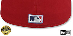 Angels COOPERPACK Red-Sky Fitted Hat by New Era - 3rd View