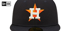 Astros 2017 WS CITRUS POP Navy-Green Fitted Hat by New Era - 3rd View