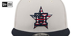 Astros 2024 JULY 4TH STARS N STRIPES SNAPBACK Hat by New Era - 3rd View