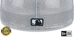 Astros BATTING PRACTICE TRUCKER White Fitted Hat by New Era - 3rd View