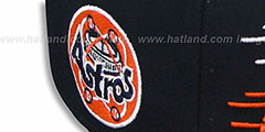 Astros COOP SAILTIP SNAPBACK Navy-Orange Hat by New Era - 3rd View