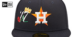 Astros CROWN CHAMPS Navy Fitted Hat by New Era - 3rd View