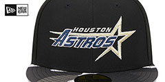 Astros METALLIC CAMO Fitted Hat by New Era - 3rd View