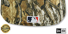 Astros MLB TEAM-BASIC Realtree Camo Fitted Hat by New Era - 3rd View