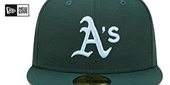 Athletics 1989 WS CLOUD-UNDER Green Fitted Hat by New Era - 3rd View