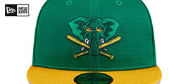 Athletics 2024 BATTING PRACTICE Fitted Hat by New Era - 3rd View