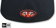 Auburn NCAA TEAM-BASIC Navy Fitted Hat by New Era - 3rd View