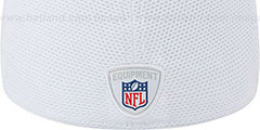 Bears 2013 NFL TRAINING FLEX White Hat by New Era - 3rd View