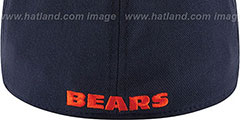 Bears 2014 NFL DRAFT FLEX Navy Hat by New Era - 3rd View