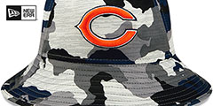 Bears 2022 CAMO NFL TRAINING CAMP BUCKET Hat by New Era - 3rd View