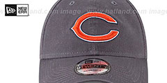 Bears CORE-CLASSIC STRAPBACK Charcoal Hat by New Era - 3rd View