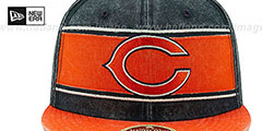 Bears HERITAGE BAND Navy-Orange Fitted Hat by New Era - 3rd View