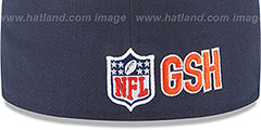 Bears NFL BCA Navy Fitted Hat by New Era - 3rd View