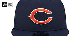 Bears TEAM-BASIC TRUCKER SNAPBACK Navy  Hat by New Era - 3rd View