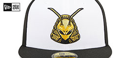 Bees MILB MARVEL DEFENDERS White-Black Fitted Hat by New Era - 3rd View