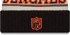 Bengals 2023 HISTORIC SIDELINE Knit Beanie Hat by New Era - 3rd View