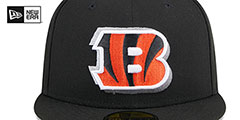 Bengals 2024 NFL DRAFT Black Fitted Hat by New Era - 3rd View