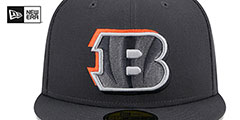 Bengals 2024 ONSTAGE NFL DRAFT Grey Fitted Hat by New Era - 3rd View