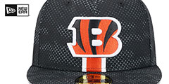 Bengals 2024 NFL SIDELINE Black Fitted Hat by New Era - 3rd View