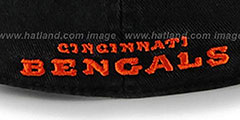 Bengals NFL FRANCHISE Black Hat by 47 Brand - 3rd View