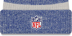 Bills 2022 NFL THROWBACK SIDELINE Knit Beanie Hat by New Era - 3rd View