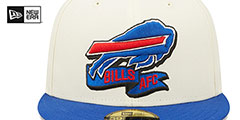 Bills 2022 NFL SIDELINE Cream-Royal Fitted Hat by New Era - 3rd View