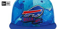 Bills 2022 NFL SIDELINE TIE-DYE SNAPBACK Hat by New Era - 3rd View