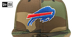 Bills ARMY CAMO TRUCKER Hat by New Era - 3rd View