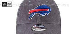 Bills CORE-CLASSIC STRAPBACK Charcoal Hat by New Era - 3rd View