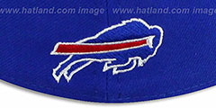 Bills NFL FELTN Royal Fitted Hat by New Era - 3rd View