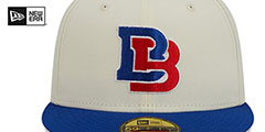 Bills NFL LIGATURE White-Royal Fitted Hat by New Era - 3rd View