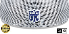 Bills TEAM-BASIC TRUCKER White Fitted Hat by New Era - 3rd View