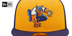 Biscuits MILB MARVEL DEFENDERS Gold-Navy Fitted Hat by New Era - 3rd View