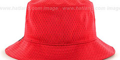 Blackhawks BACKBOARD JERSEY BUCKET Red Hat by Twins 47 Brand - 3rd View