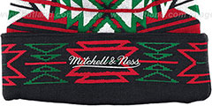 Blackhawks GEOTECH Knit Beanie by Mitchell and Ness - 3rd View