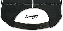 Blank PIPING SNAPBACK Black-White Piping Hat Zephyr - 3rd View